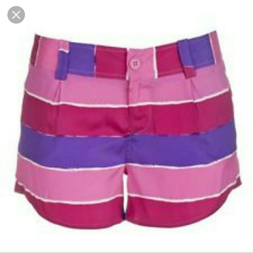 Alice + Olivia "Butterfly" Striped Short - Size 6